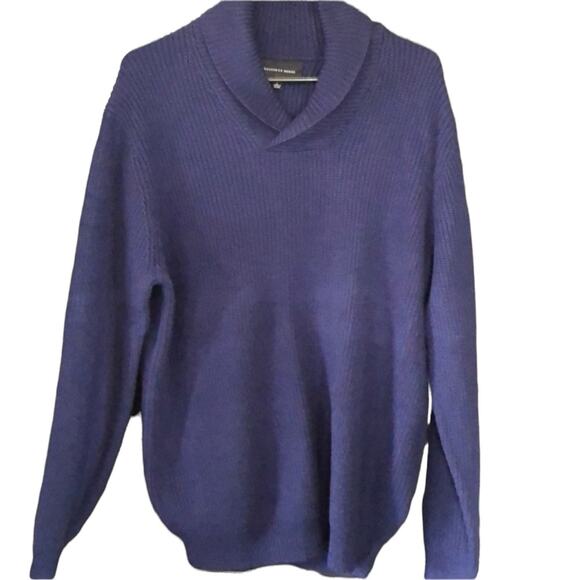 Geoffrey Beene | Men's Navy Blue Long Sleeve Sweater | Size Large | NWOT | 0086 - Picture 1 of 5